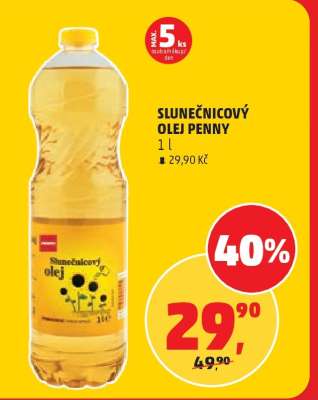 SLUNEČNICOVÝ OLEJ PENNY