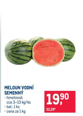 Meloun vodní semenný