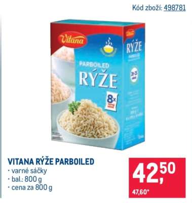Vitana rýže parboiled