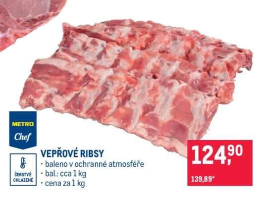 VEPŘOVÉ RIBSY
