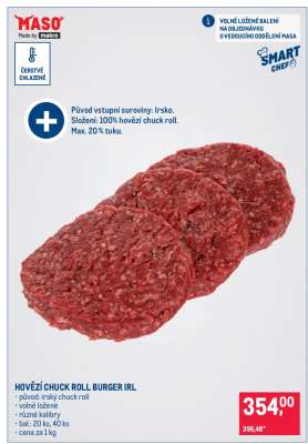 HOVĚZÍ CHUCK ROLL BURGER IRL