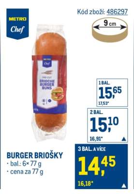 BURGER BRIOŠKY