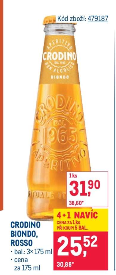 CRODINO BIONDO, ROSSO