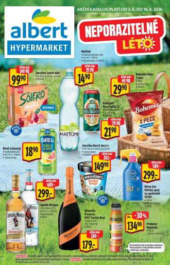 Leták Albert Hypermarket - 3.6.2026 - 16.6.2026.