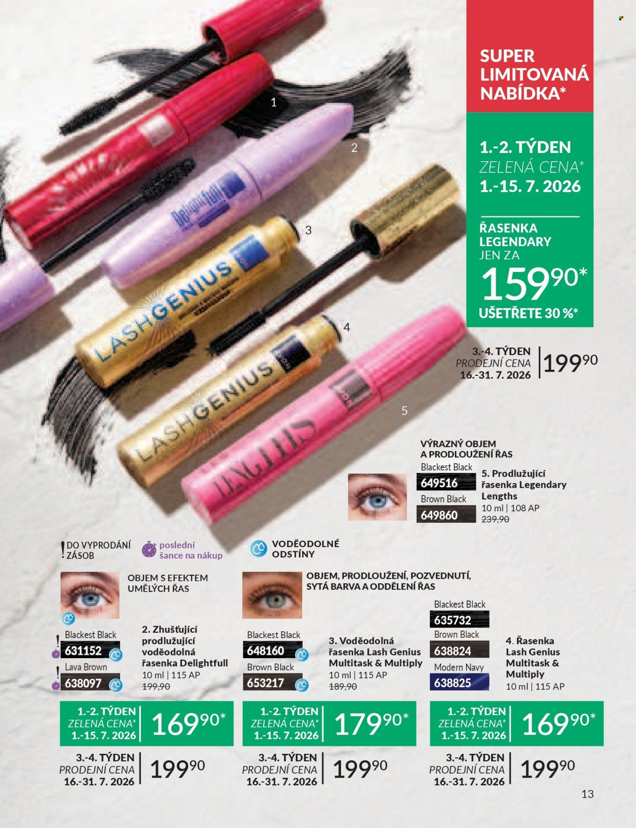 Leták AVON - 1.7.2026 - 31.7.2026. Strana 13