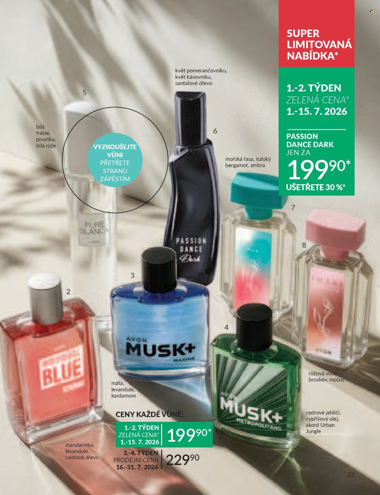 Leták AVON - 1.7.2026 - 31.7.2026. Strana 23