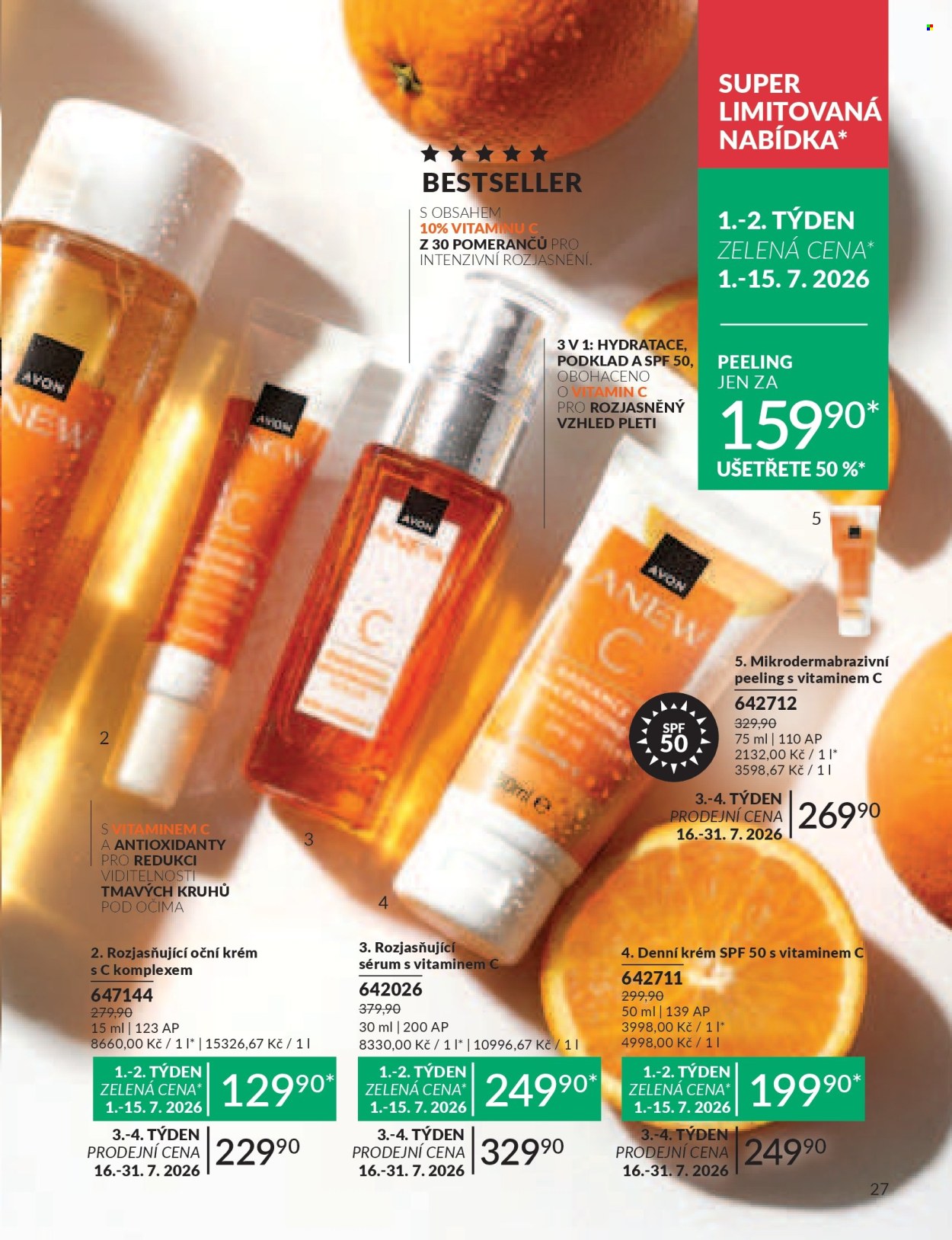 Leták AVON - 1.7.2026 - 31.7.2026. Strana 27