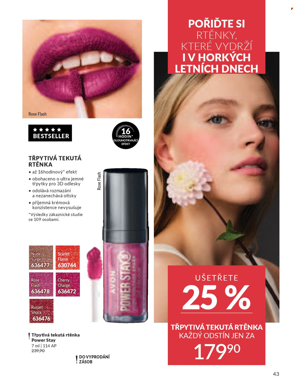 Leták AVON - 1.7.2026 - 31.7.2026. Strana 43