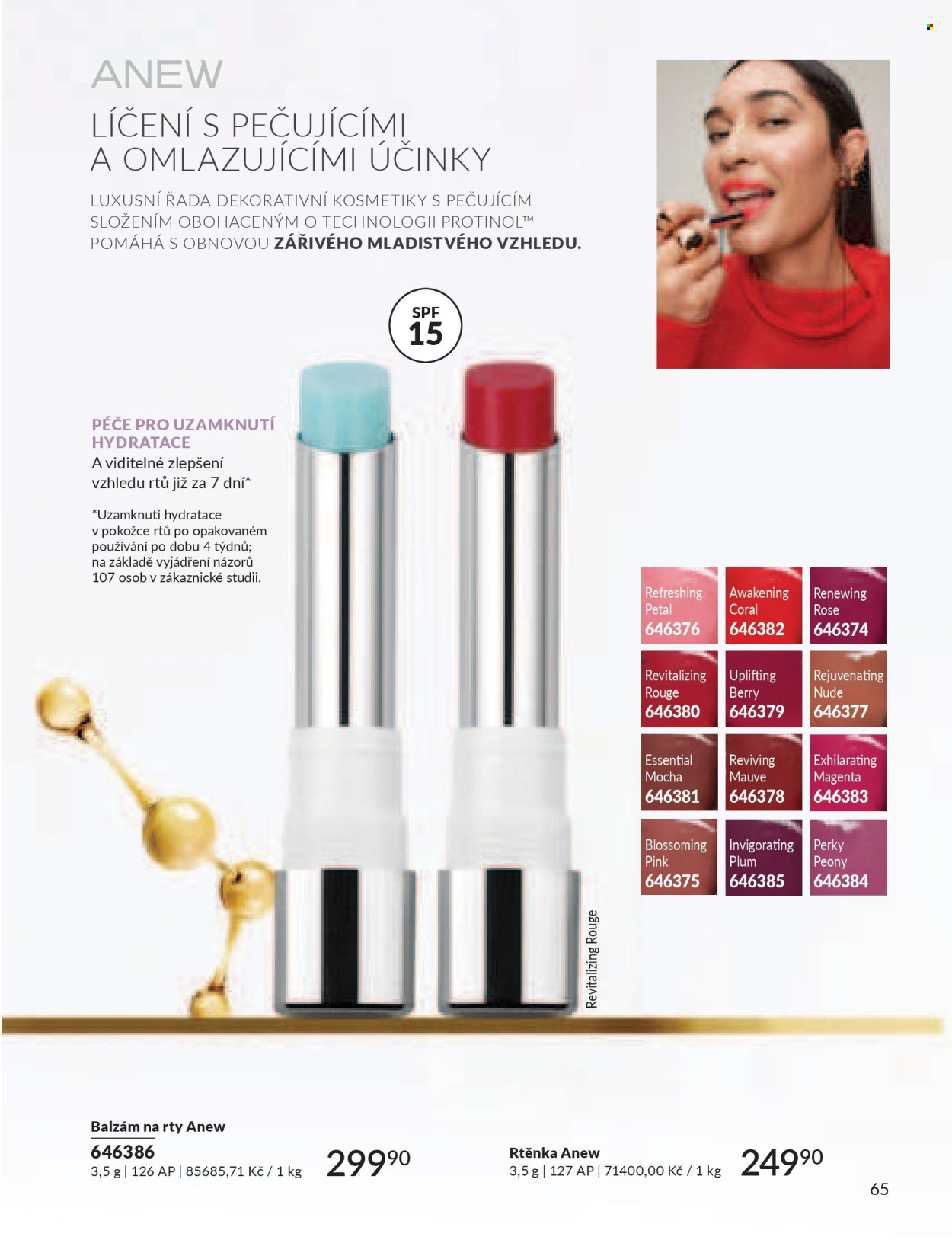 Leták AVON - 1.7.2026 - 31.7.2026. Strana 65