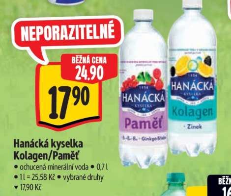 Hanácká kyselka Kolagen/Paměť