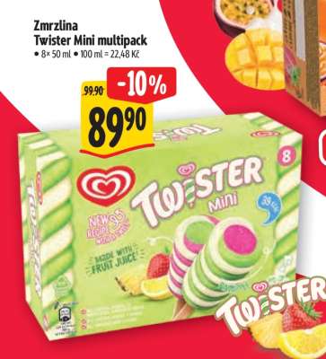 Zmrzlina Twister Mini multipack