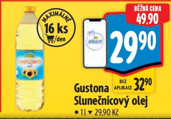 Gustona Slunečnicový olej