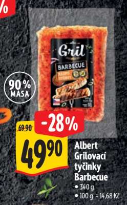 Albert Grilovací tyčinky Barbecue