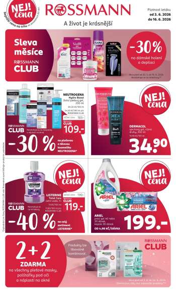 Leták ROSSMANN - 3.6.2026 - 16.6.2026.