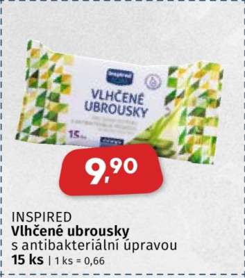 INSPIRED Vlhčené ubrousky