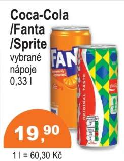 Coca-Cola, Fanta, Sprite