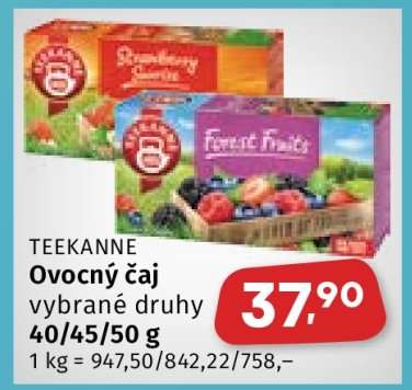 Teekanne ovocný čaj