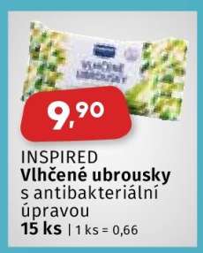 INSPIRED Vlhčené ubrousky
