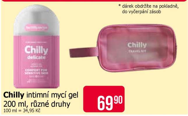 Chilly intimní mycí gel