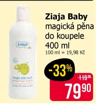 Ziaja Baby magická pěna do koupele 400 ml