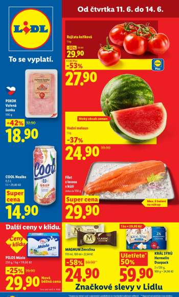 Leták Lidl - 11.6.2026 - 14.6.2026.