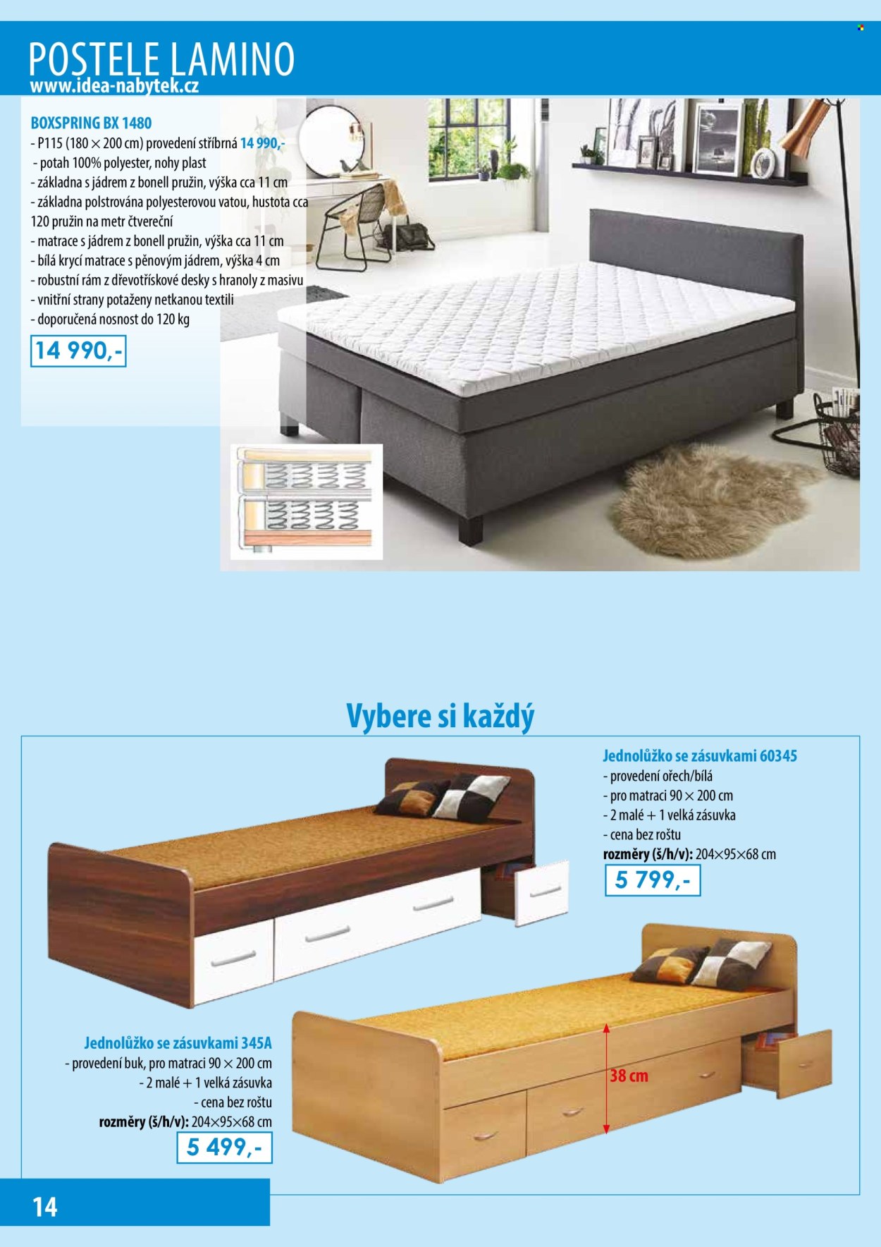 Leták IDEA nábytek. Strana 14