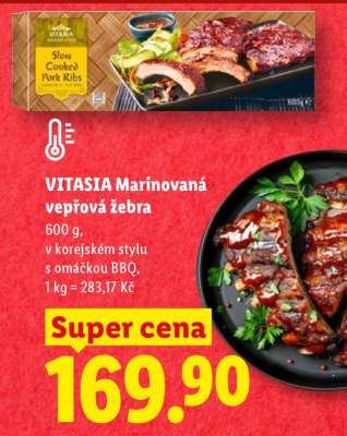 VITASIA Marinovaná vepřová žebra