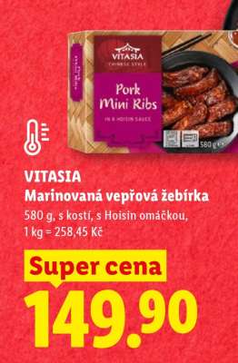 VITASIA Marinovaná vepřová žebírka
