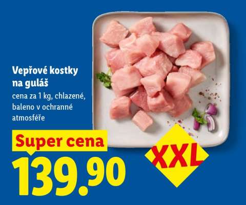 VEPŘOVÉ KOSTKY NA GULÁŠ