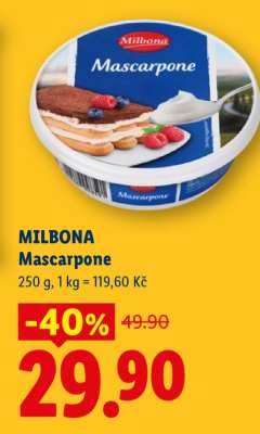 Milbona Mascarpone