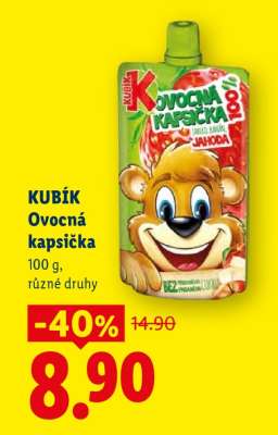 KUBÍK Ovocná kapsička