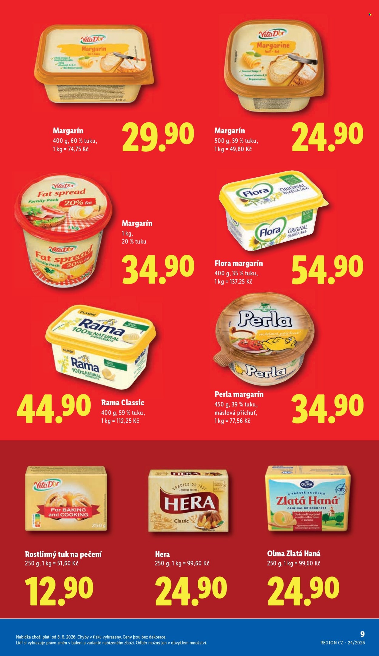 Leták Lidl. Strana 9