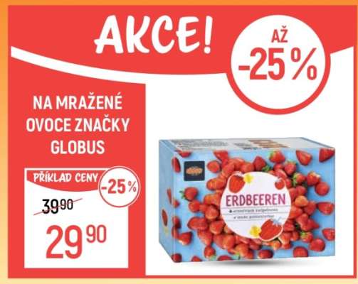 Mražené ovoce značky Globus