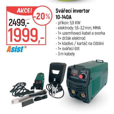 Svářecí invertor 10-140A