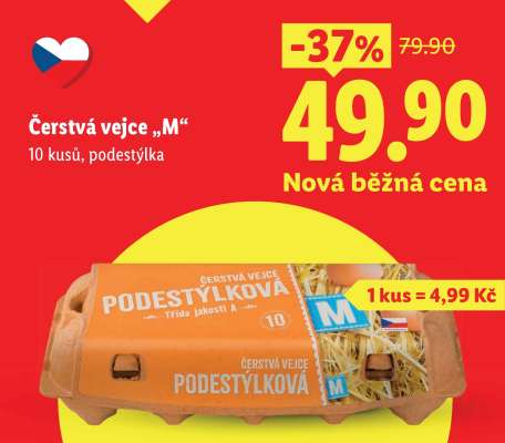 Čerstvá vejce M