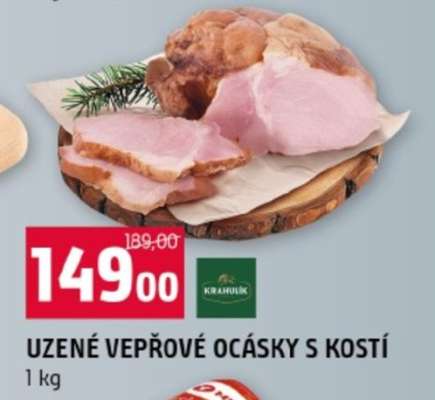 Uzené vepřové ocásky s kostí