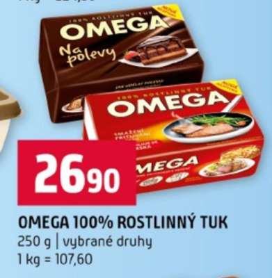 Omega 100% Rostlinný tuk
