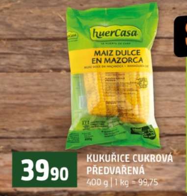 Kukuřice cukrová předvařená