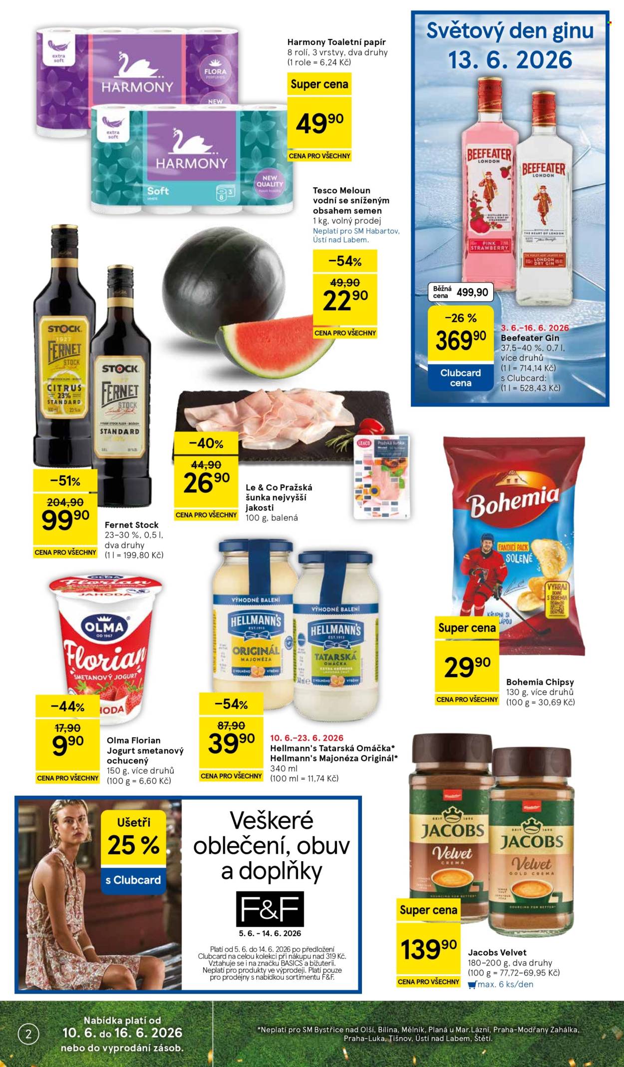 Leták TESCO supermarket - 10.6.2026 - 16.6.2026. Strana 2