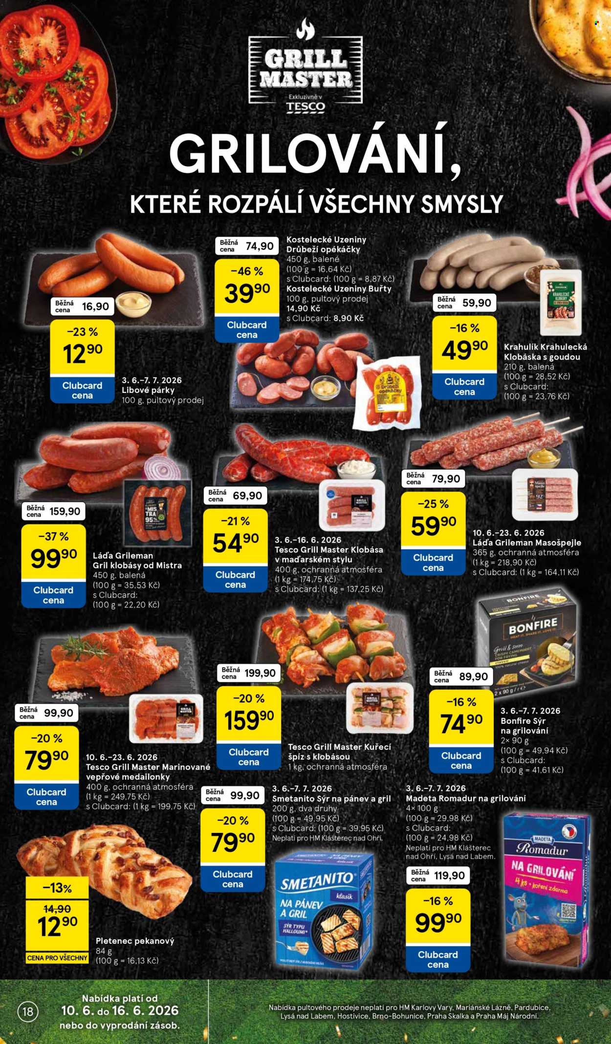 Leták TESCO - 10.6.2026 - 16.6.2026. Strana 18