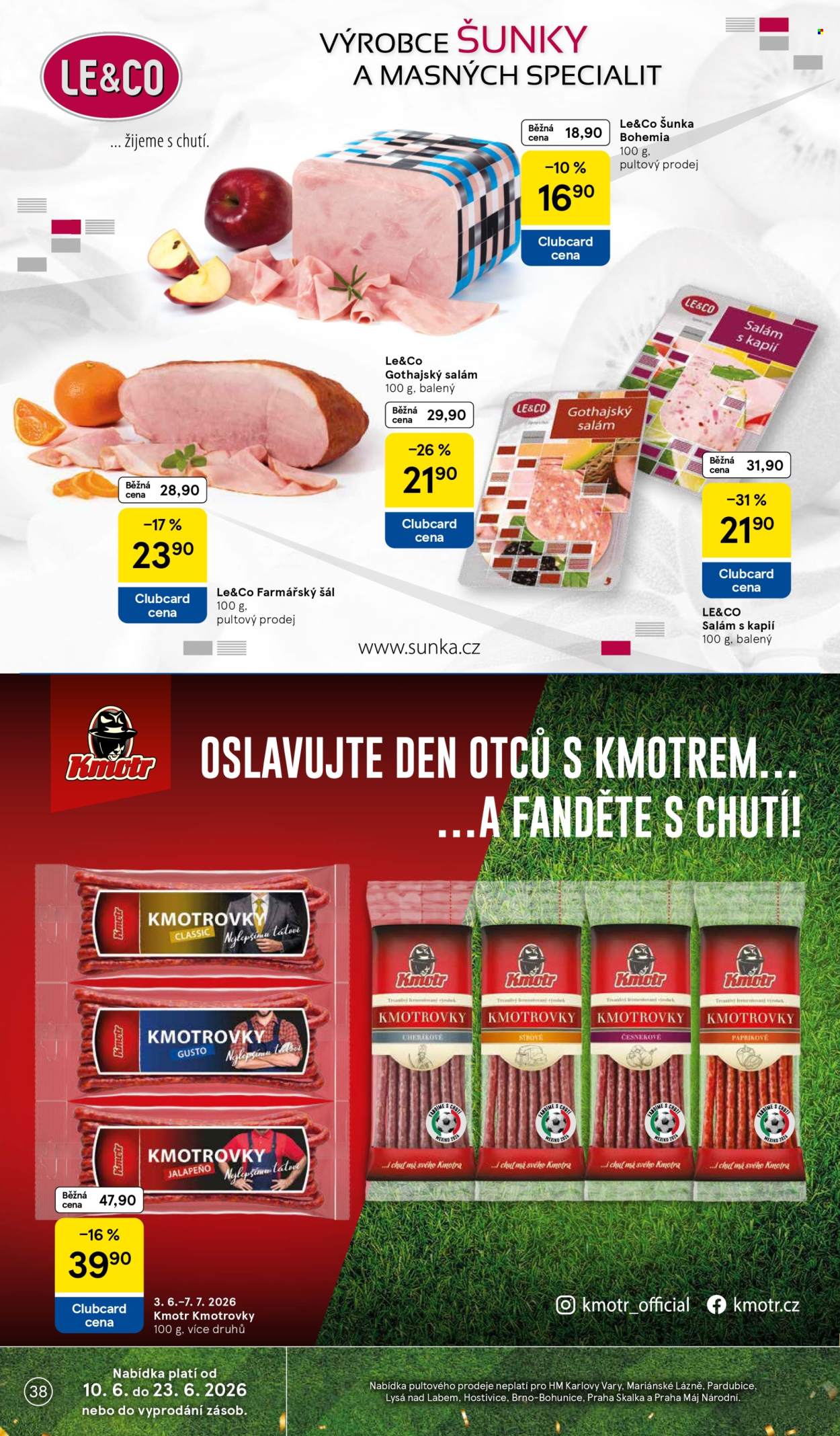 Leták TESCO - 10.6.2026 - 16.6.2026. Strana 38