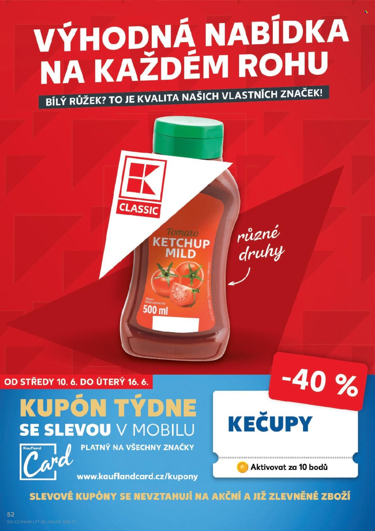Leták Kaufland - 10.6.2026 - 16.6.2026. Strana 52