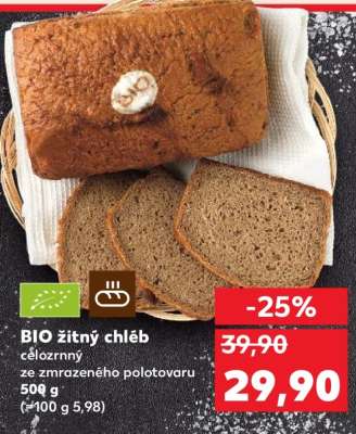 BIO žitný chléb