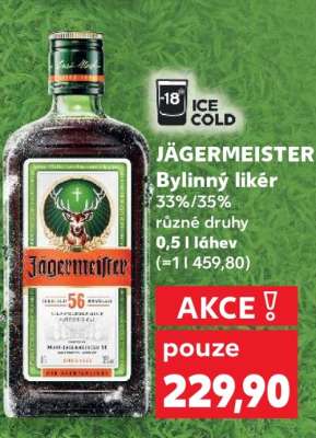 JÄGERMEISTER Bylinný likér