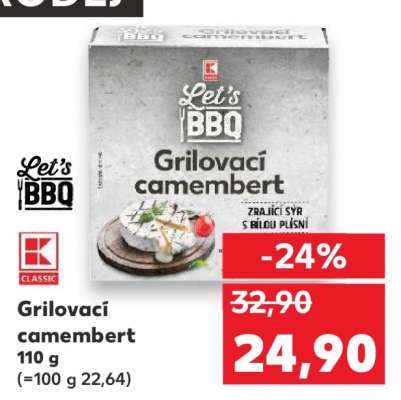 Grilovací camembert