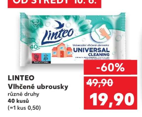 Linteo vlhčené ubrousky