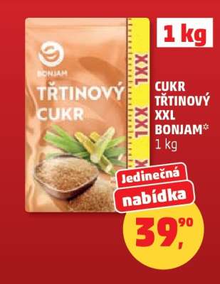 CUKR TŘTINOVÝ XXL BONJAM