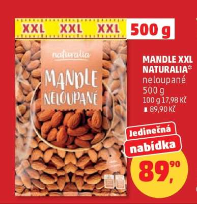 MANDLE XXL NATURALIA