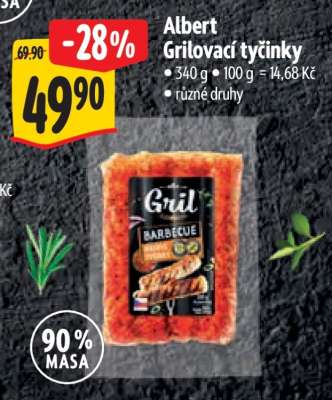 Albert Grilovací tyčinky