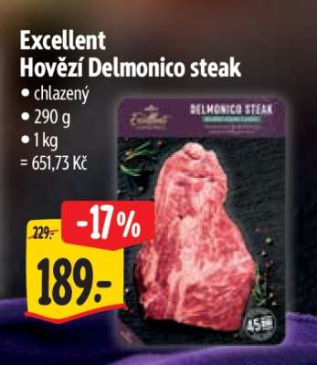 Excellent Hovězí Delmonico steak